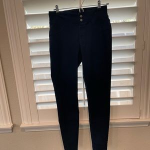 Hue Navy Blue Jeans size 10